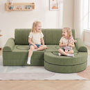 Advwin 16pcs Modular Kids Play Couch Building Fort