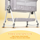 Advwin 3-in-1 Baby Bassinet Adjustable Bedside Crib