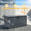 Advwin 350L Outdoor Storage Box Garden Storage Cabinet