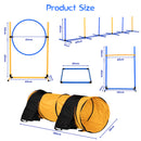 Advwin Dog Agility Equipment Obstacle Course Backyard Set