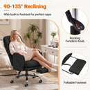 Advwin Office Armchair with Adjustable Arms & Footrest