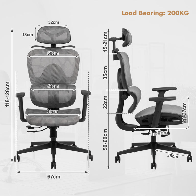 Advwin Ergonomic Mesh Office Chair High Back