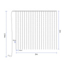 Advwin Curtain Lights 2m x 2m Smart 400 LED String Lights