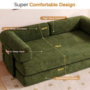 Advwin 5-in-1 Convertible Folding Loveseat Sofa Bed