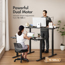 Advwin Dual Motor Electric Height Adjustable Standing Desk 120cm