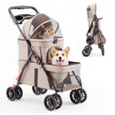 Advwin Double Layer Foldable Pet Stroller