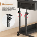 Advwin Portable Rolling Standing Desk Adjustable Height