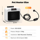 Advwin Thermostatic Dog House Heater Wall-Mounted/Desktop