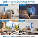 Advwin Bladeless Tower Fan Powerful Desk Fan with 4 Speeds