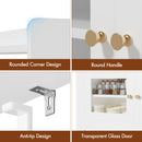 Advwin Kitchen Bakers Rack with Power Outlets