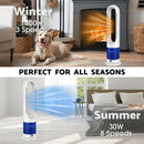 Advwin 2 in 1 Bladeless Tower Heater Fan