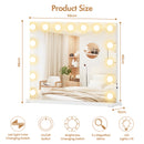 Advwin Makeup Mirror with 15 Dimmable Bulbs