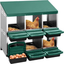 Advwin 6 Hole Chicken Hen Coop Egg Nesting Box
