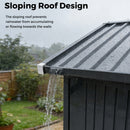 Advwin Garden Shed Galvanised Steel Storage Shed