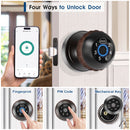 Advwin Fingerprint Smart Door Knob Lock w/ Keypad