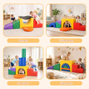 Advwin 7-Piece Kids Foam Blocks Play Set w/ Anti-Slip Base