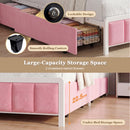 Advwin King Single Bed Frame w/ Charging Station