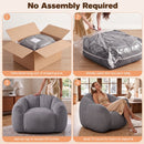 Advwin Petal Shaped Corduroy Bean Bag Chair