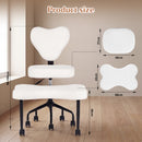 Advwin 360° Ergonomic Cross Legged Office Chair