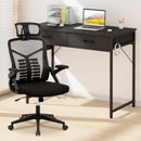 Advwin 100cm Small Desk with 2 Drawers