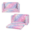 Advwin 2-in-1 Toddler Couch Folding Sofa Bed Convertible