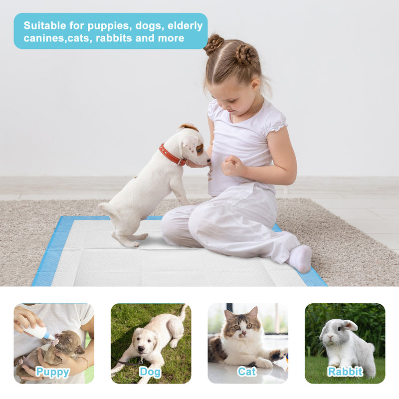 Advwin 100pcs Puppy Training Pads Pet Dog Cat Toilet