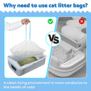 Advwin Cat Litter Box Waste Replacement Garbage Bags