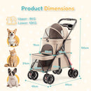Advwin Double Layer Foldable Pet Stroller