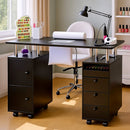 Advwin Manicure Table w/Dust Collector Floating Light