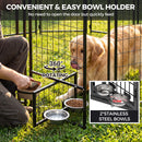 Advwin Heavy Duty Outdoor Dog Kennel with Roof