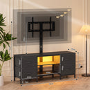 Advwin 130cm LED TV Cabinet with Adjustable Mount