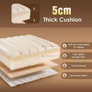 Advwin Dining Chairs Set of 4 Kitchen Chair PU White