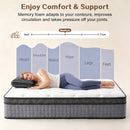 Advwin 32CM Hybrid Mattress w/ Memory Foam & Pocket Springs