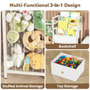 Advwin 3-in-1 Kids Bookshelf and Toy Storage 3-Tier