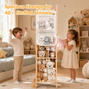 Advwin 142cm Tall Stuffed Animal Storage Organizer