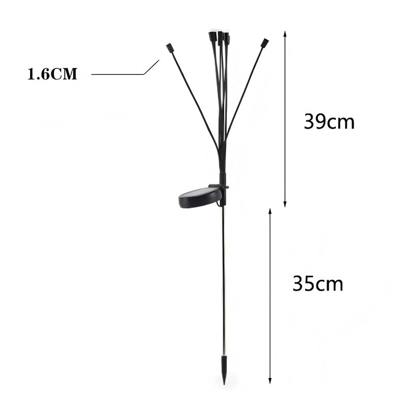 Advwin Solar Garden Lights 8 Pack Waterproof IP44