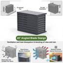 Advwin Metal Outdoor AC Cover 110.5×57×90cm