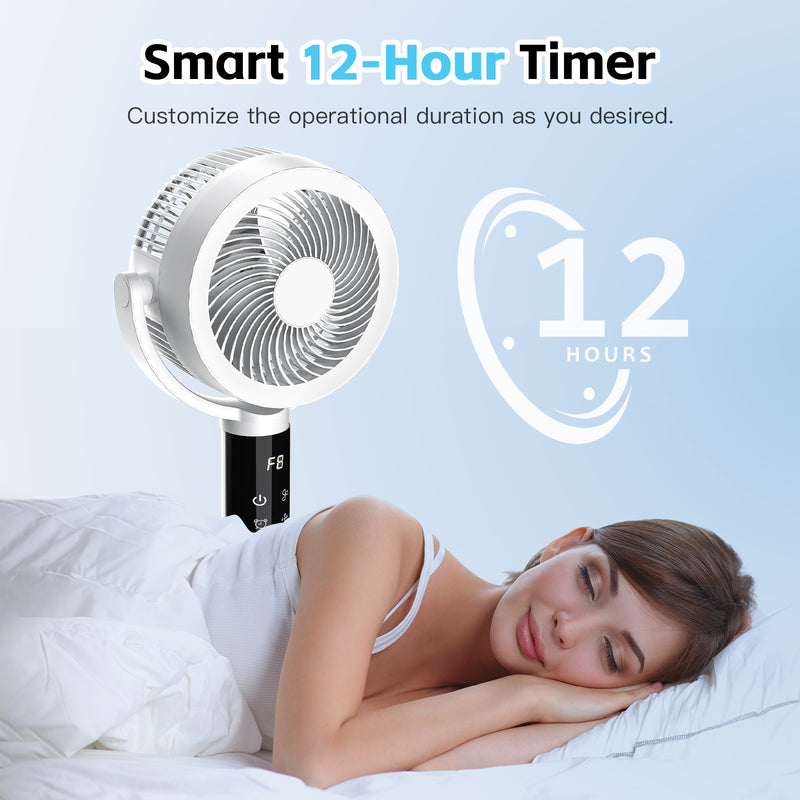 Advwin Pedestal Fan 3D Oscillating Height Adjustable