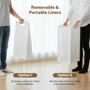 Advwin Laundry Hamper with Fabric Drawer 60L