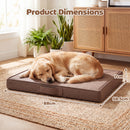 Advwin Orthopedic Dog Bed for Large Dogs w/ Memory Foam