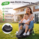 Advwin 12V Kids Ride on Cleaner Car for Kids Ages 3+