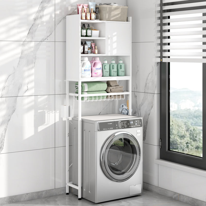 Advwin Over The Toilet Bathroom Storage Cabinet White