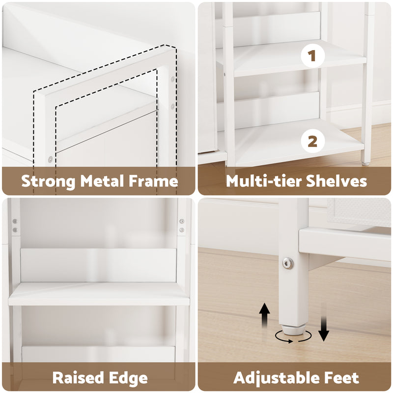 Advwin Laundry Hamper with Fabric Drawer 60L