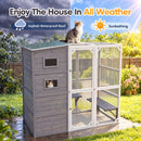 Advwin 4-Tier Outdoor Cat Enclosure
