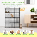 Advwin Large 4 Tier Cat Cage Pet Playpen Cat Kennel