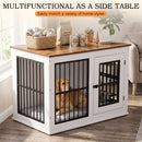 Advwin Wooden Dog Crate Furniture with Top Access