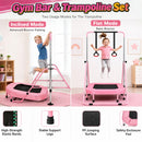 Advwin Kids Gymnastics Bar Adjustable Height Horizontal Bar