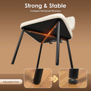 Advwin Dining Chairs Set of 4 Kitchen Chair PU White