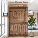 Advwin Adjust Closet Racks w/ 4 Hang Rods & 2 Shelves