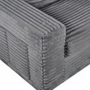 Advwin 162cm Loveseat Floor Sofa Corduroy Boneless Couch